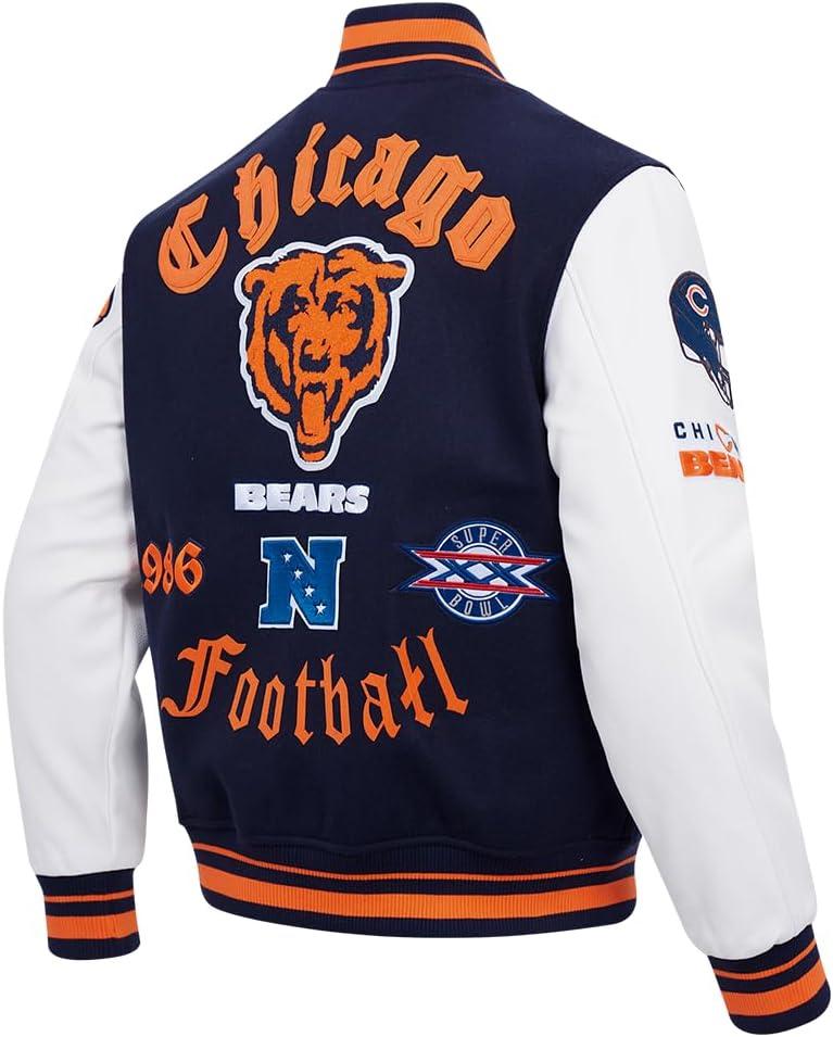 imagePro Standard Mens NFL Old English Varsity JacketBlue