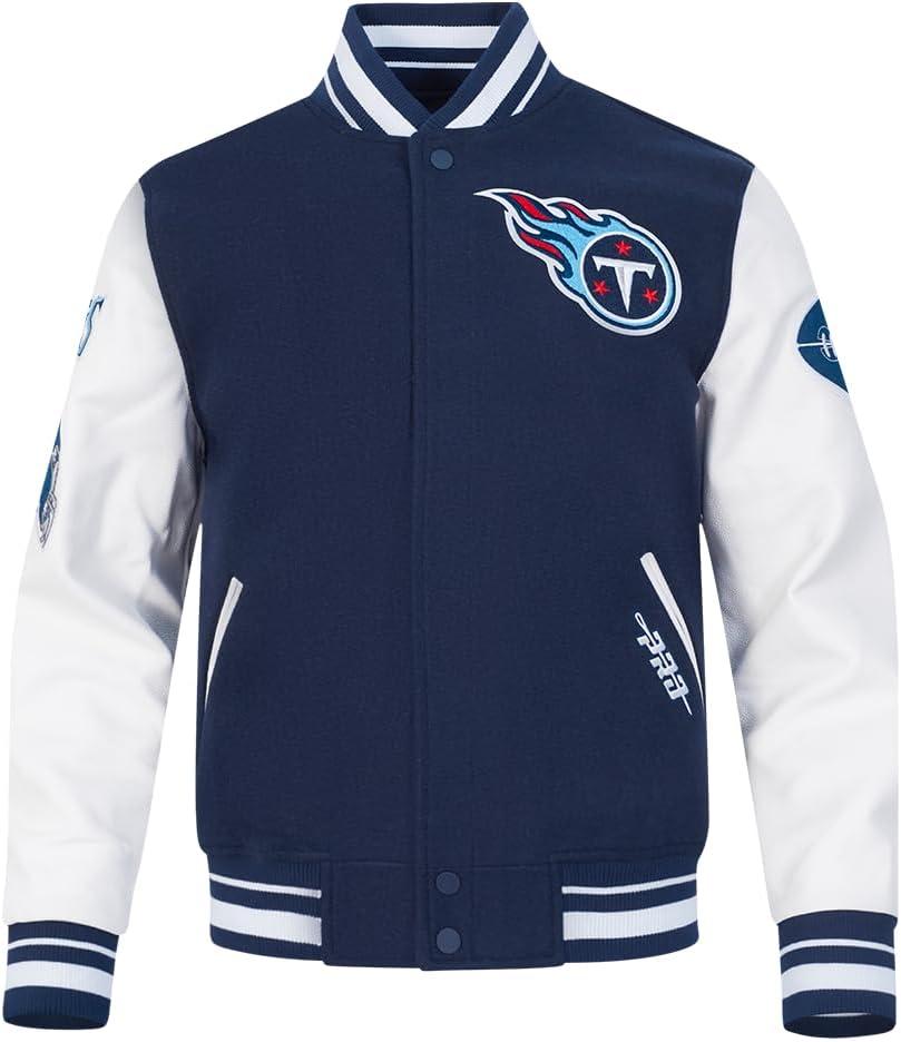 imagePro Standard Mens NFL Old English Varsity JacketBlue