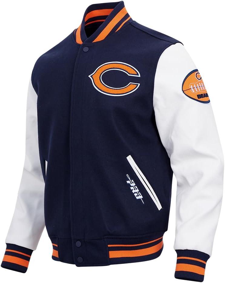 imagePro Standard Mens NFL Old English Varsity JacketBlue