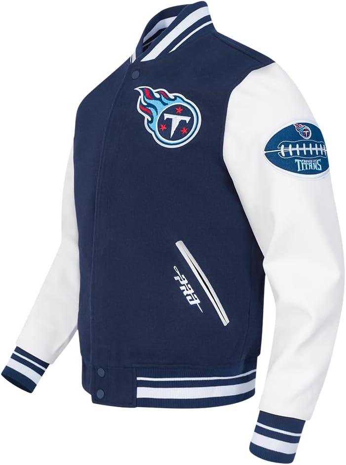 imagePro Standard Mens NFL Old English Varsity JacketBlue
