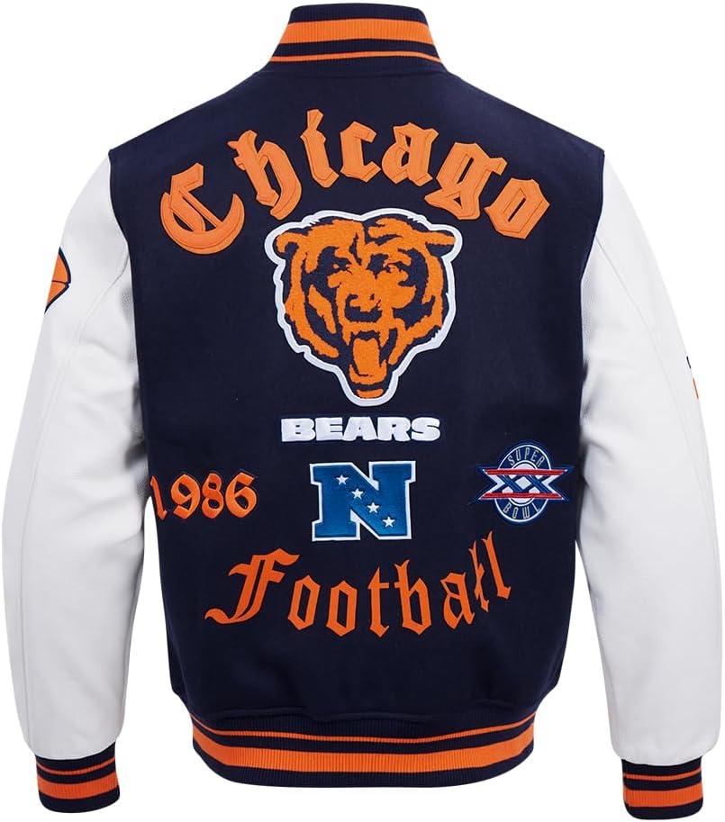 imagePro Standard Mens NFL Old English Varsity JacketBlue