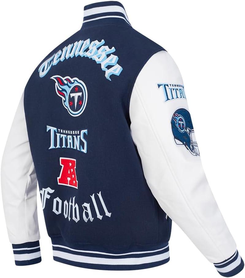 imagePro Standard Mens NFL Old English Varsity JacketBlue