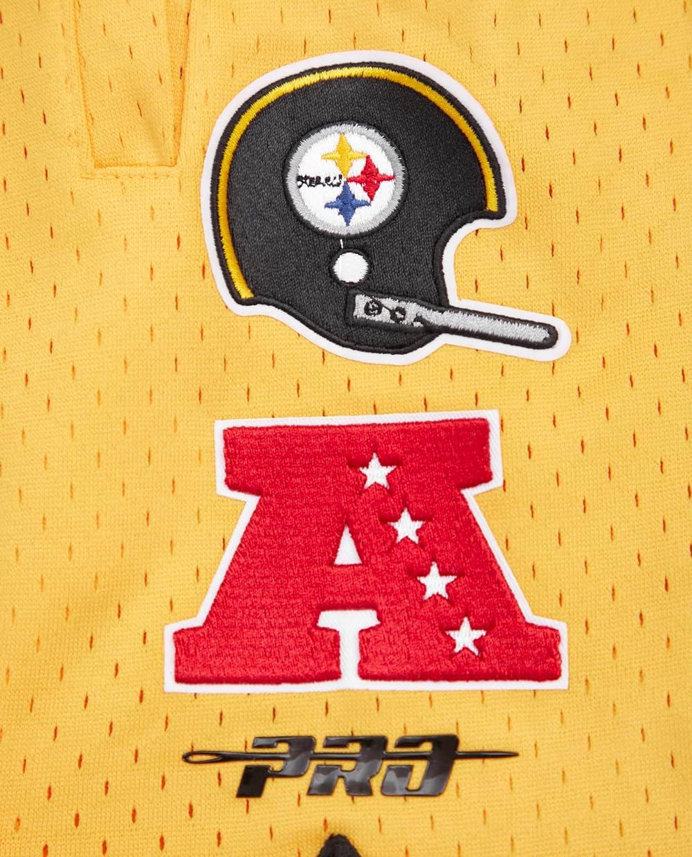 imagePro Standard Mens NFL Retro Classics Athletic ShortBlackYellow