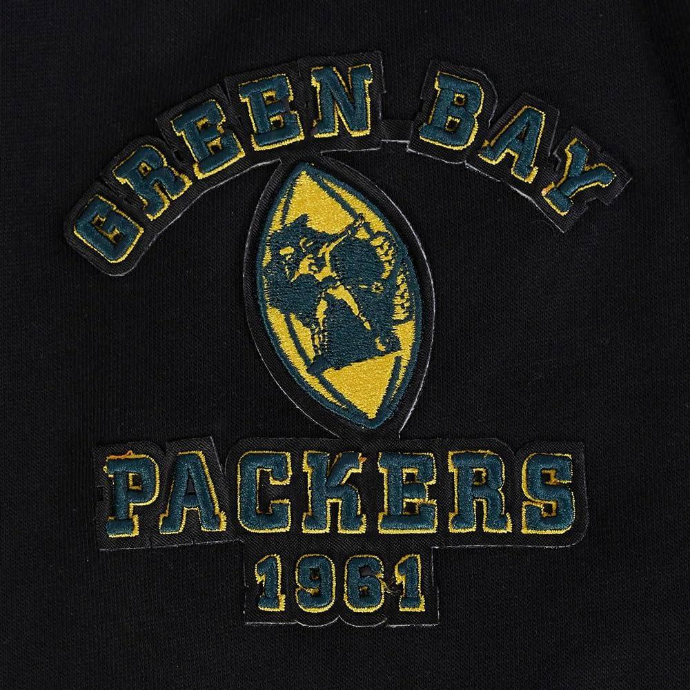 imagePro Standard Mens NFL Retro Classics Brushed Back French Terry Pull Over HoodieBlack