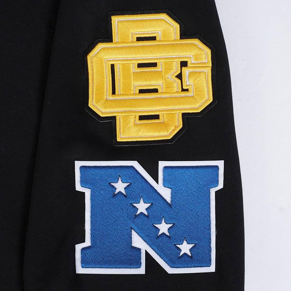 imagePro Standard Mens NFL Retro Classics Brushed Back French Terry Pull Over HoodieBlack