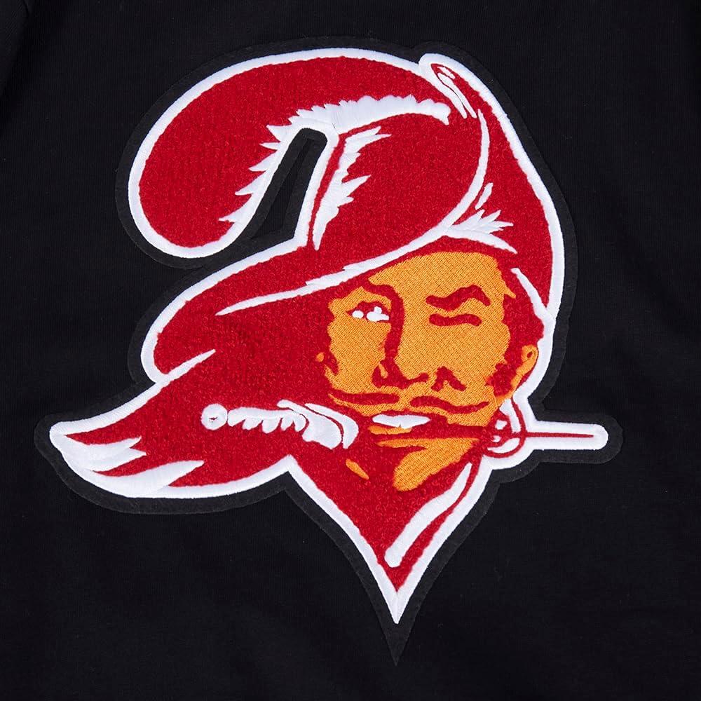 imagePro Standard Mens NFL Retro Classics Brushed Back French Terry Pull Over HoodieBlack