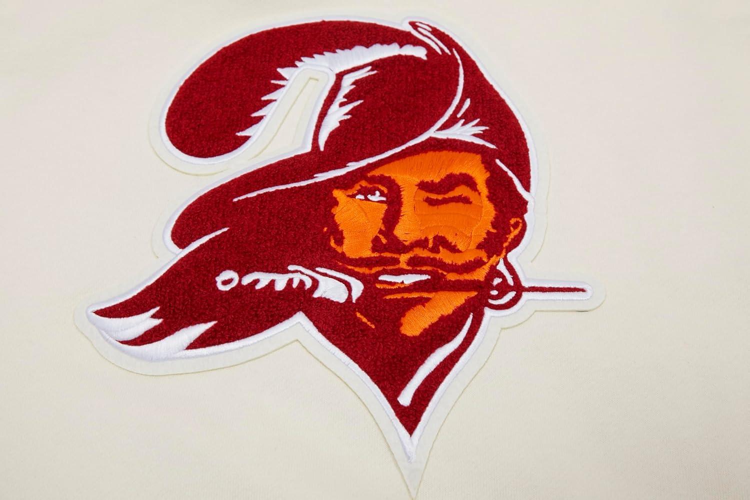 imagePro Standard Mens NFL Retro Classics Brushed Back French Terry Pull Over HoodieEggshell Black