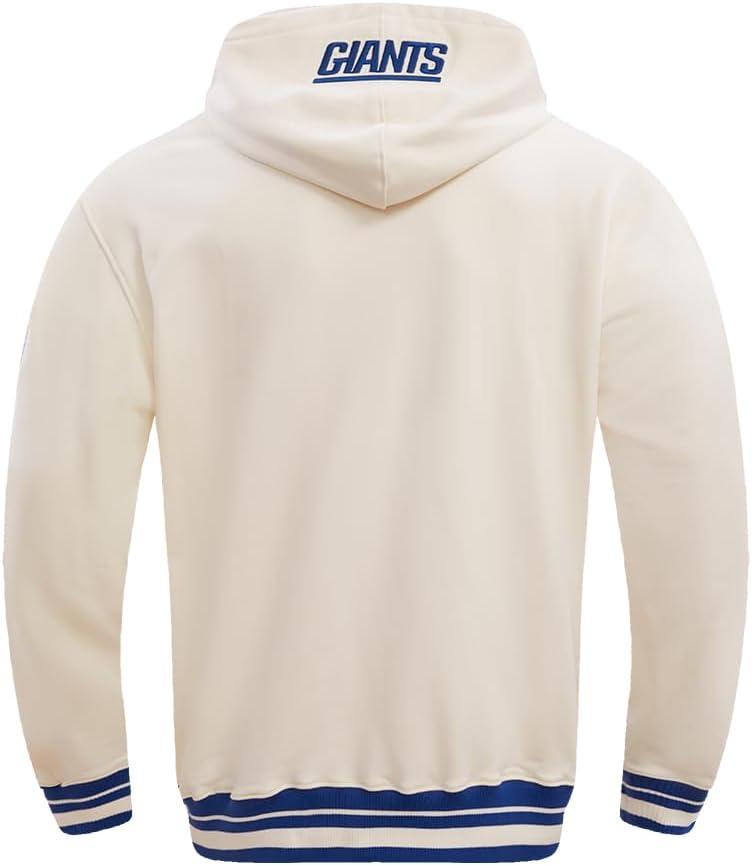 imagePro Standard Mens NFL Retro Classics Brushed Back French Terry Pull Over HoodieEggshellDodger Blue