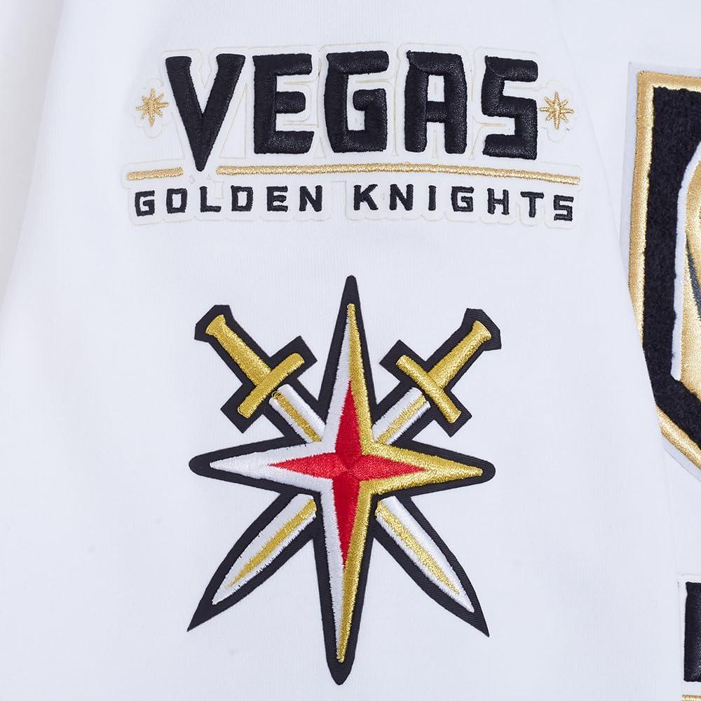 imagePro Standard Mens NHL Classic Chenille Full Zip HoodieWhite