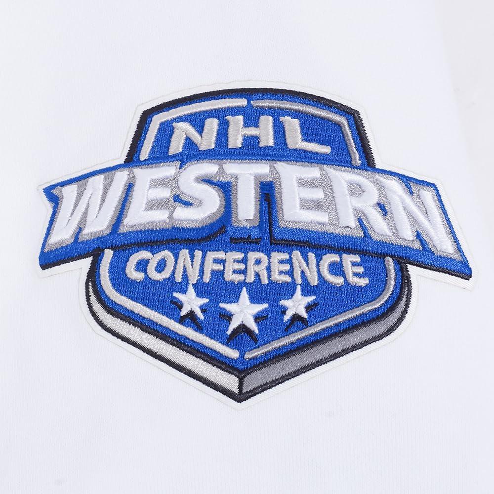 imagePro Standard Mens NHL Classic Chenille Full Zip HoodieWhite