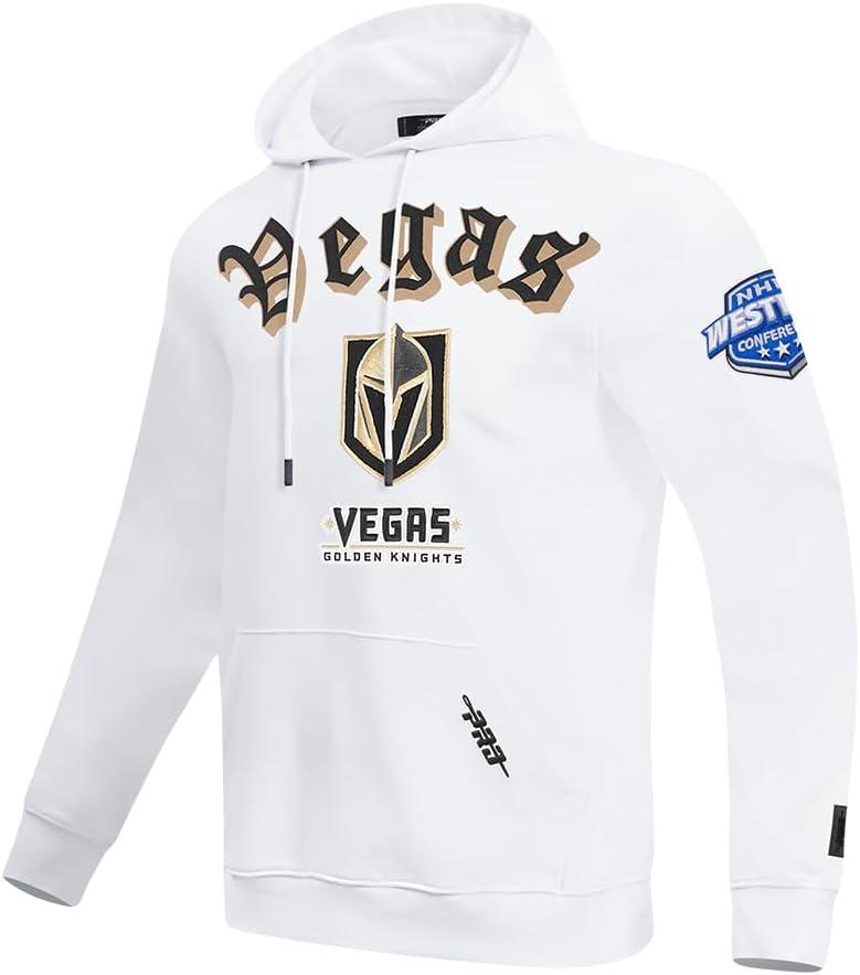 imagePro Standard Mens NHL Classic Chenille Full Zip HoodieWhite