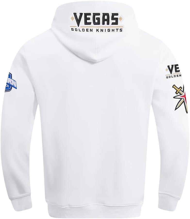 imagePro Standard Mens NHL Classic Chenille Full Zip HoodieWhite