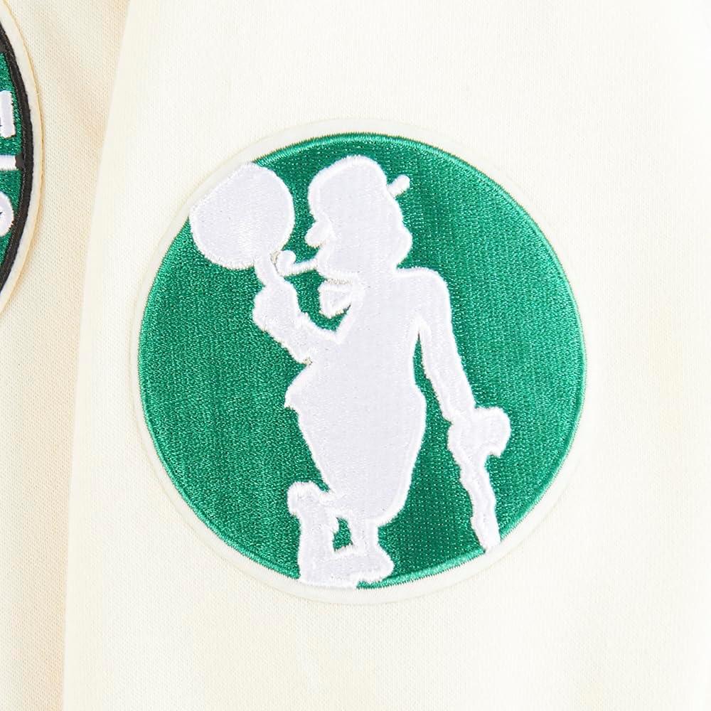 imagePro Standard NBA boys Big Boys Nba Retro Classics Fleece Pull Over HoodieEggshell Kelly Green