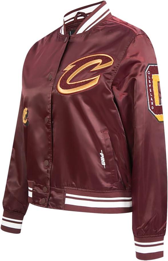 imagePro Standard Womens NBA Old English Satin JacketWine