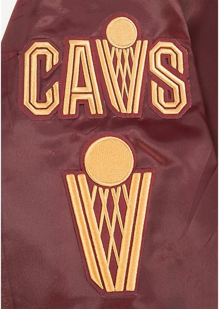 imagePro Standard Womens NBA Old English Satin JacketWine