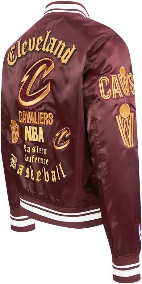 imagePro Standard Womens NBA Old English Satin JacketWine