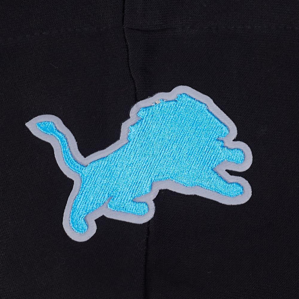 imagePro Standard Womens NFL Retro Classics Brushed Back French Terry Cropped Pullover HoodieBlack