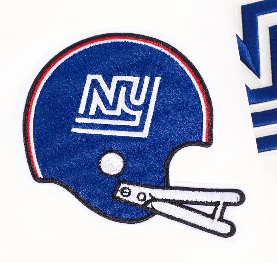 imagePro Standard Womens NFL Retro Classics Satin JacketEggshellDodger Blue