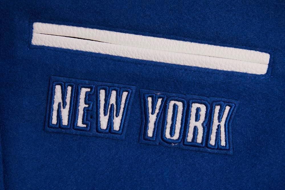 imagePro Standard Womens NFL Retro Classics Varsity JacketDodger BlueWhite