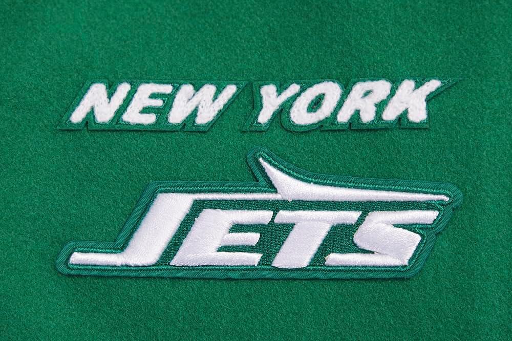 imagePro Standard Womens NFL Retro Classics Varsity JacketKelly Green White