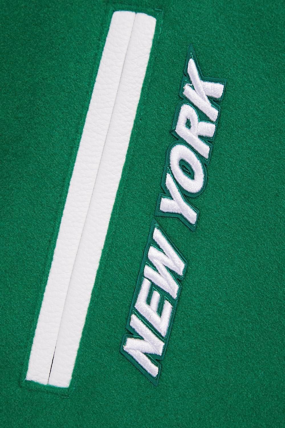 imagePro Standard Womens NFL Retro Classics Varsity JacketKelly Green White