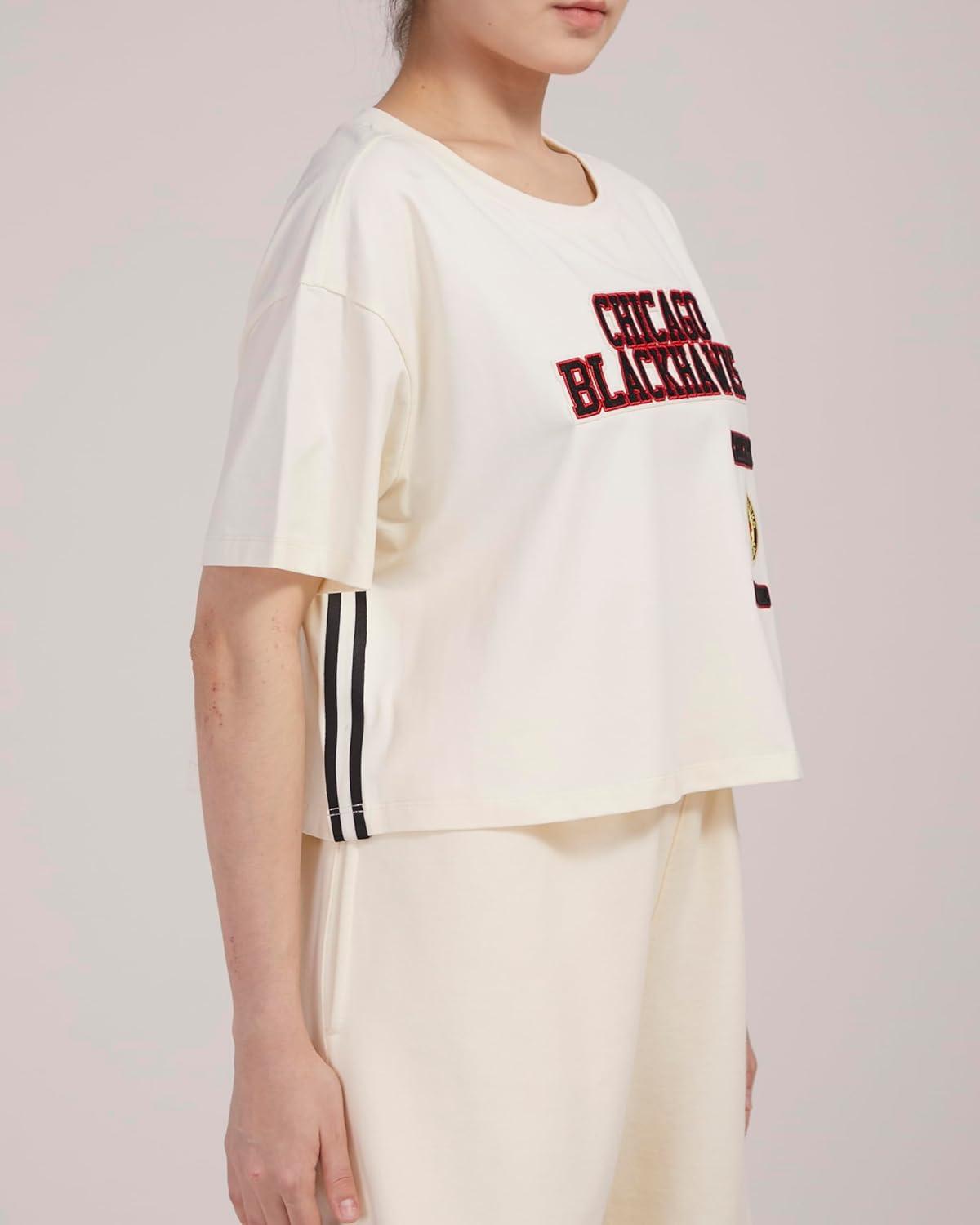 imageWomens NHL Retro Classics Cotton Short Sleeve Boxy TeeEggshell