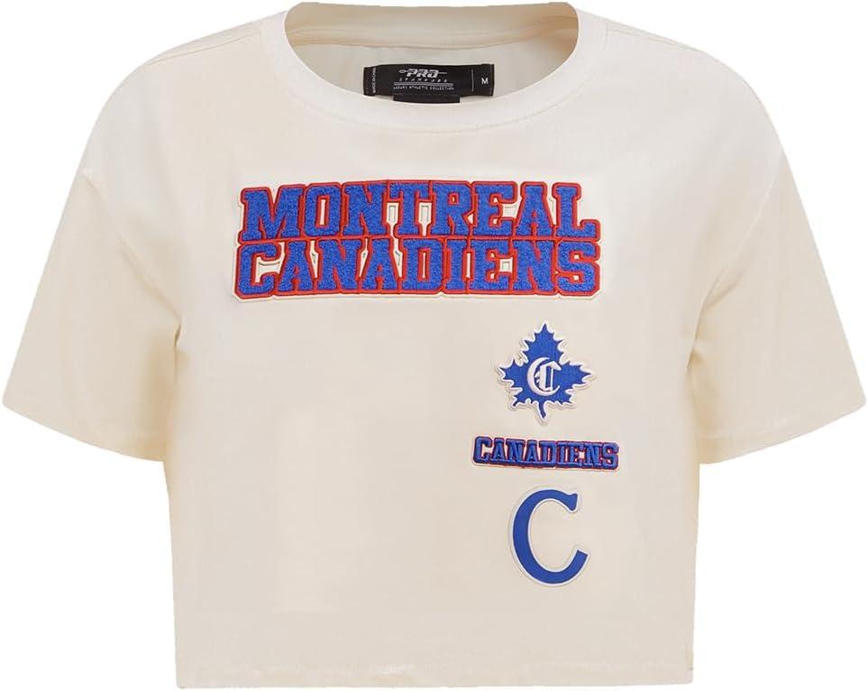 imageWomens NHL Retro Classics Cotton Short Sleeve Boxy TeeEggshell