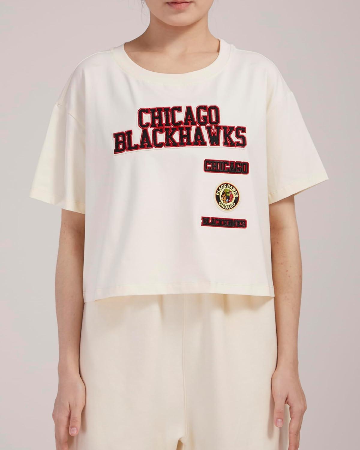 imageWomens NHL Retro Classics Cotton Short Sleeve Boxy TeeEggshell