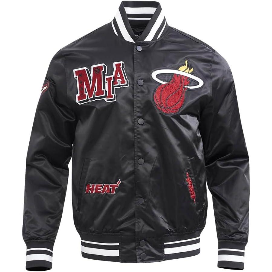 imagePro Standard Mens NBA Best Of Satin JacketBlack