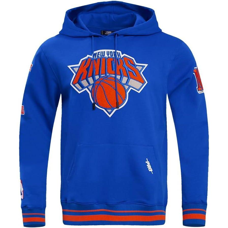 imagePro Standard Mens NBA Retro Classics Pull Over HoodieRoyal BlueOrange