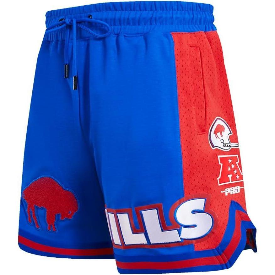 imagePro Standard Mens NFL Retro Classics Athletic ShortRoyal BlueRed
