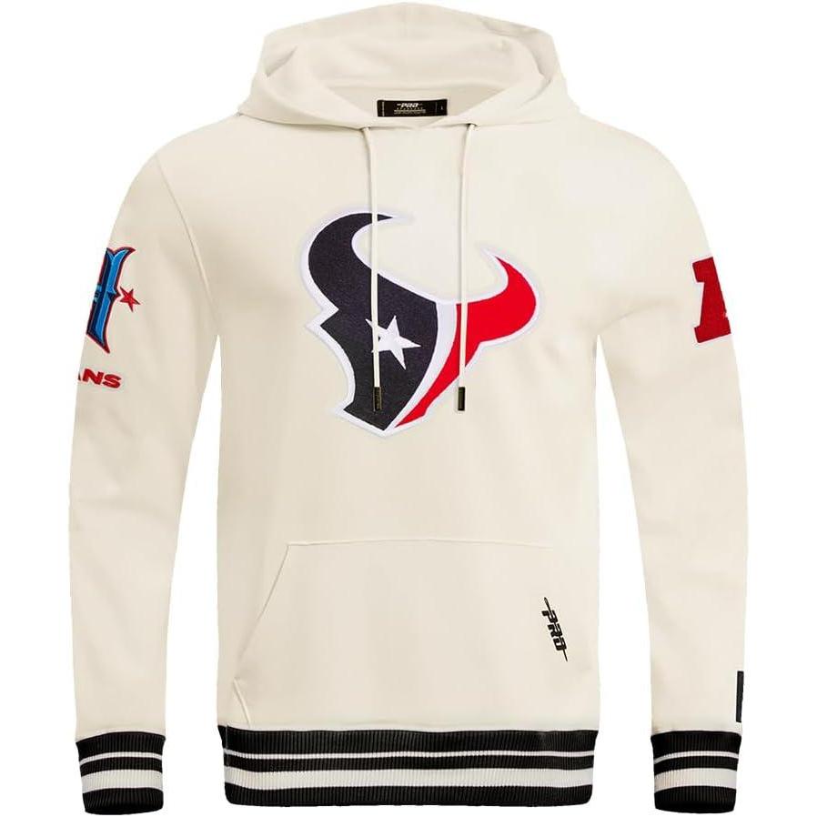 imagePro Standard Mens NFL Retro Classics Brushed Back French Terry Pull Over HoodieOffwhite