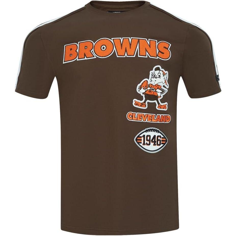 imagePro Standard Mens NFL Retro Classics Taping TeeBrown
