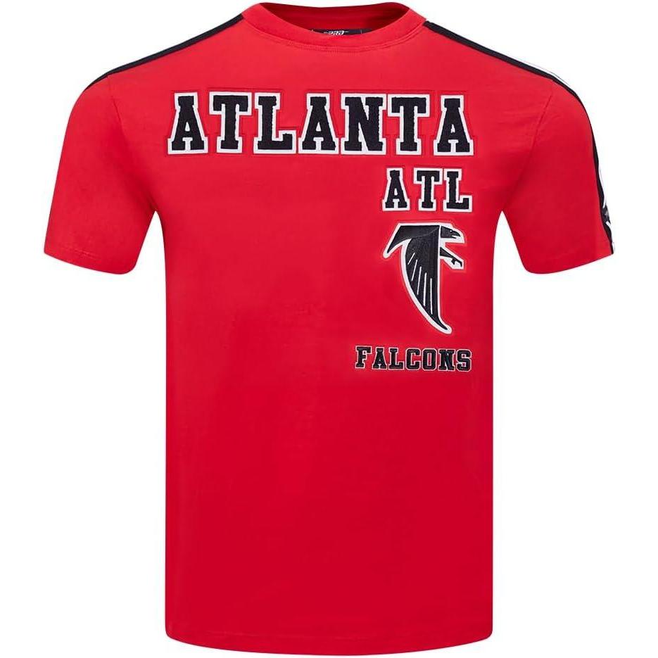 imagePro Standard Mens NFL Retro Classics Taping TeeRedBlack