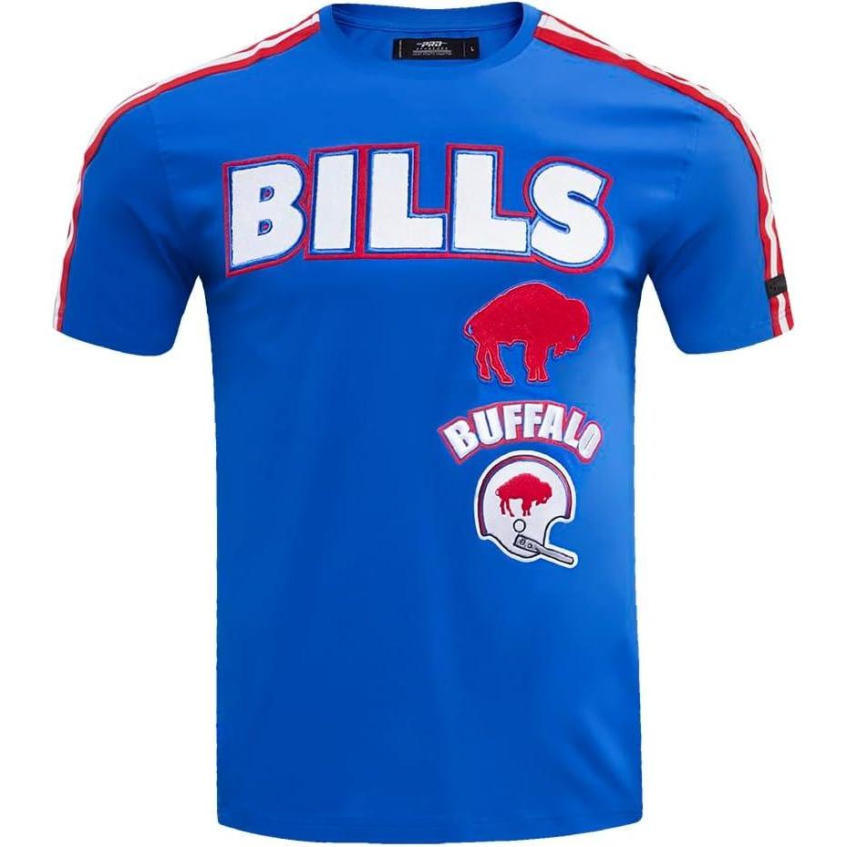 imagePro Standard Mens NFL Retro Classics Taping TeeRoyal BlueRed