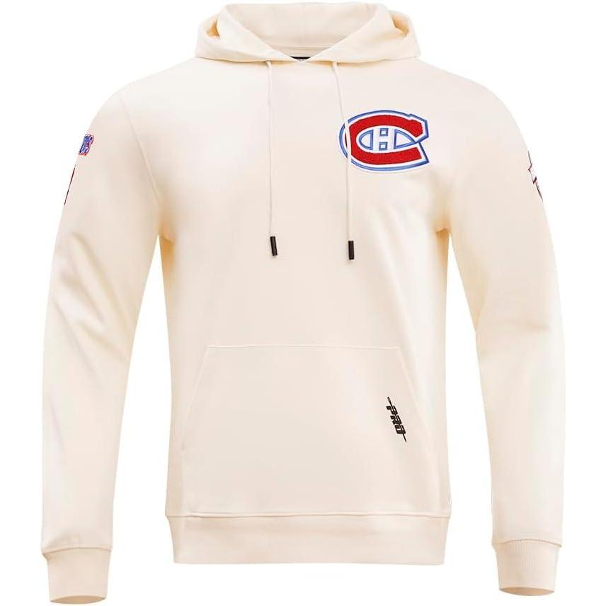 imagePro Standard Mens NHL Classic Chenille Pull Over HoodieEggshell