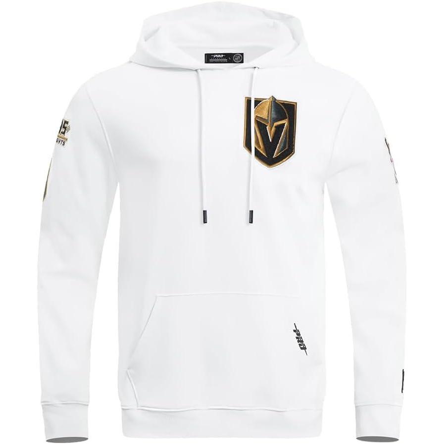 imagePro Standard Mens NHL Classic Chenille Pull Over HoodieWhite