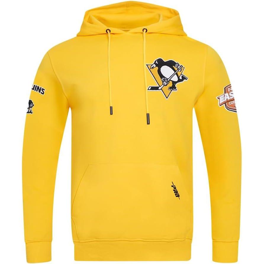 imagePro Standard Mens NHL Classic Chenille Pull Over HoodieYellow