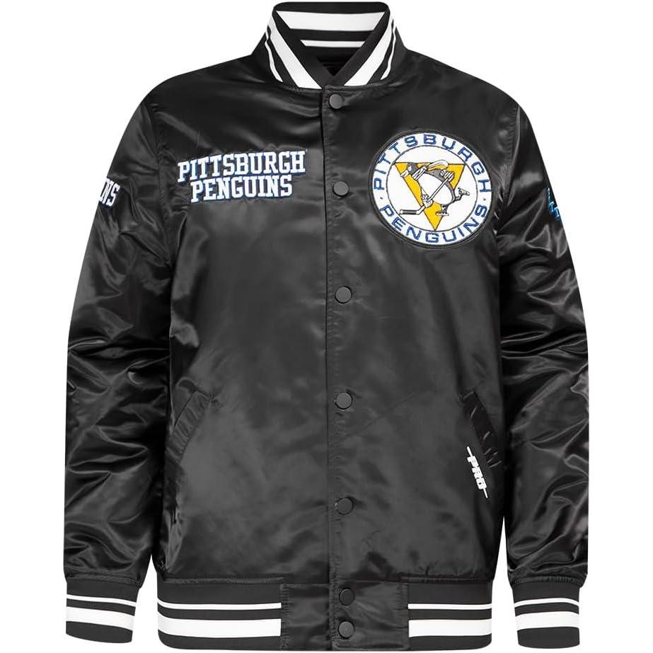 imagePro Standard Mens NHL Retro Classics Satin JacketBlack