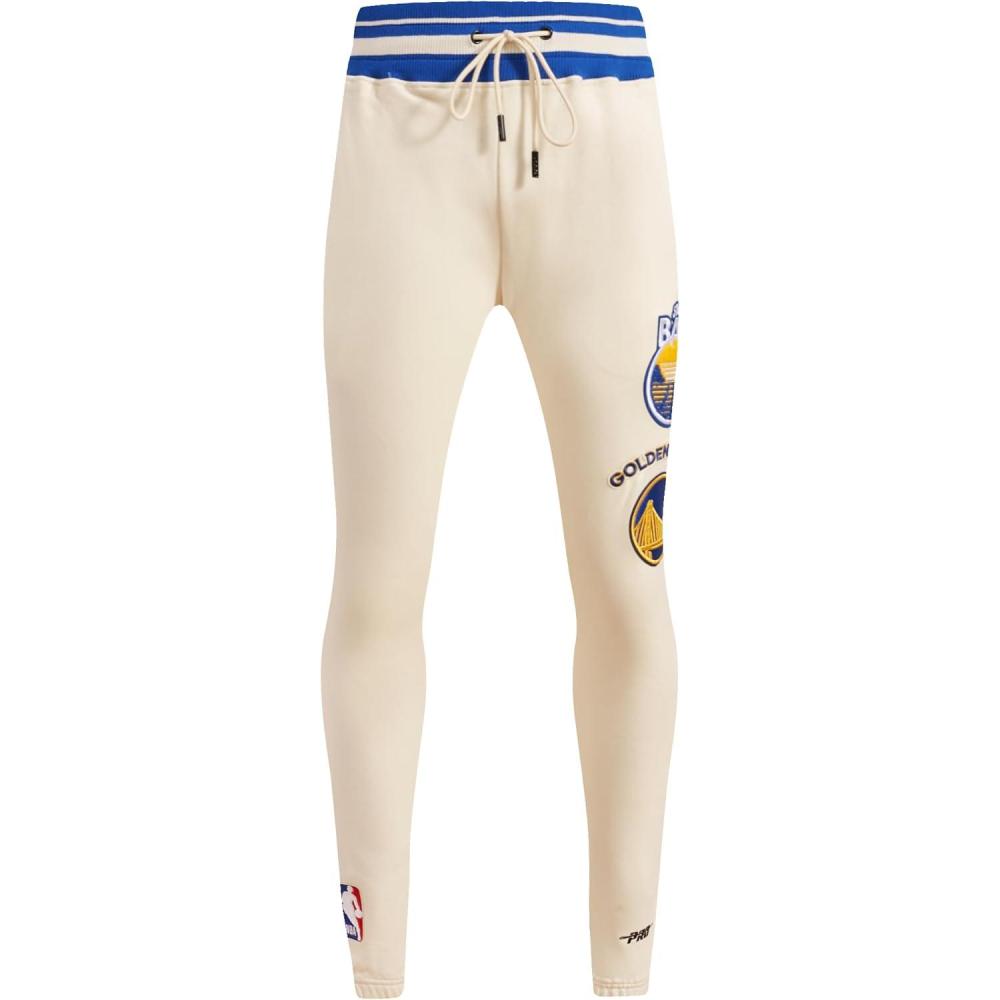 imagePro Standard NBA Mens Mens NBA Retro Classics Brushed Back French Terry SweatpantEggshellRoyal Blue