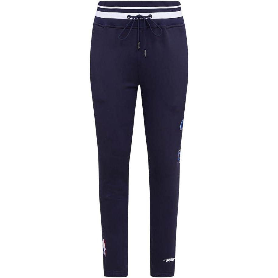imagePro Standard NBA Mens Mens NBA Retro Classics Brushed Back French Terry SweatpantMidnight Navy