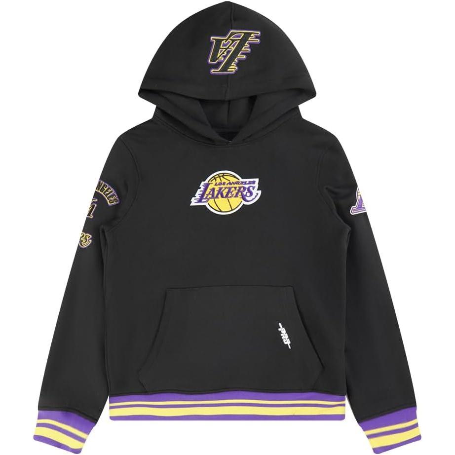 imagePro Standard NBA boys Big Boys Nba Retro Classics Fleece Pull Over HoodieBlackPurple