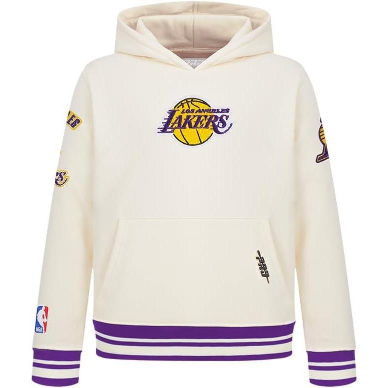 imagePro Standard NBA boys Big Boys Nba Retro Classics Fleece Pull Over HoodieEggshell Purple