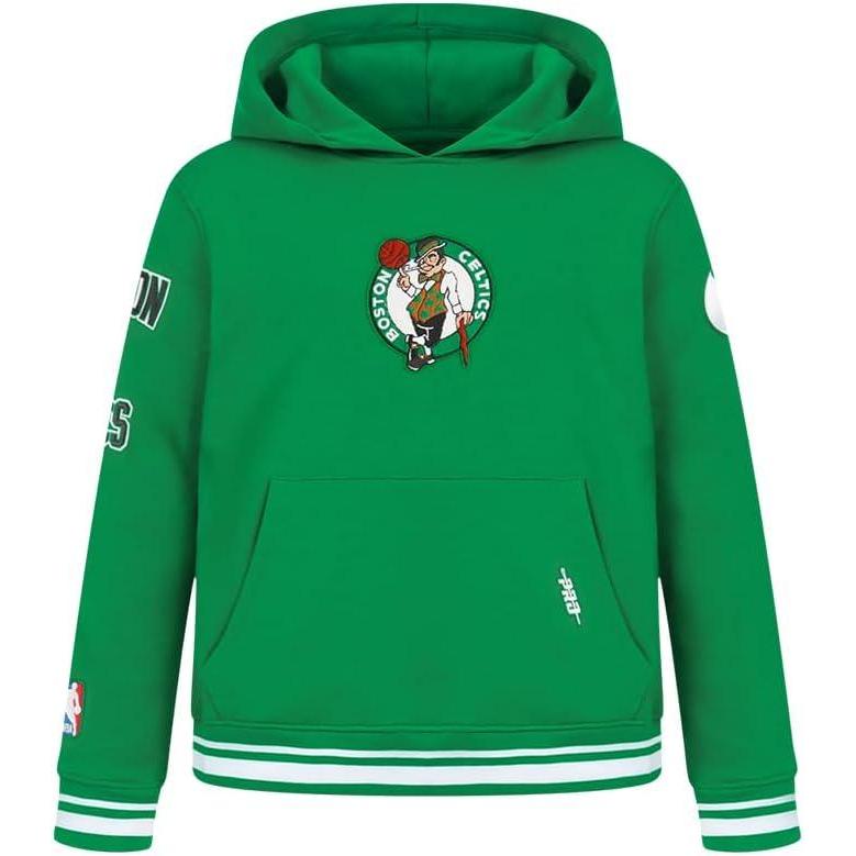 imagePro Standard NBA boys Big Boys Nba Retro Classics Fleece Pull Over HoodieKelly Green