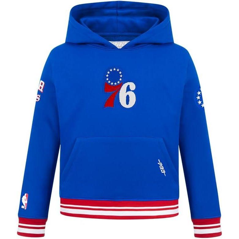 imagePro Standard NBA boys Big Boys Nba Retro Classics Fleece Pull Over HoodieRoyal BlueRed
