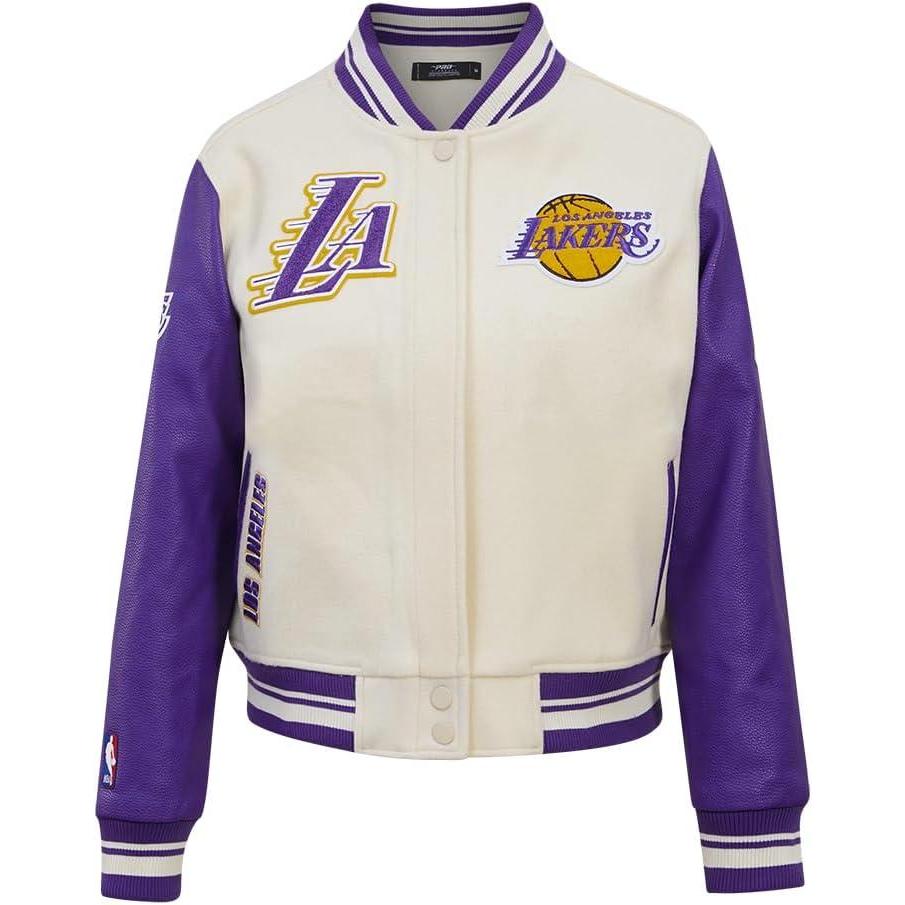 imagePro Standard Womens NBA Retro Classics Varsity JacketEggshell Purple