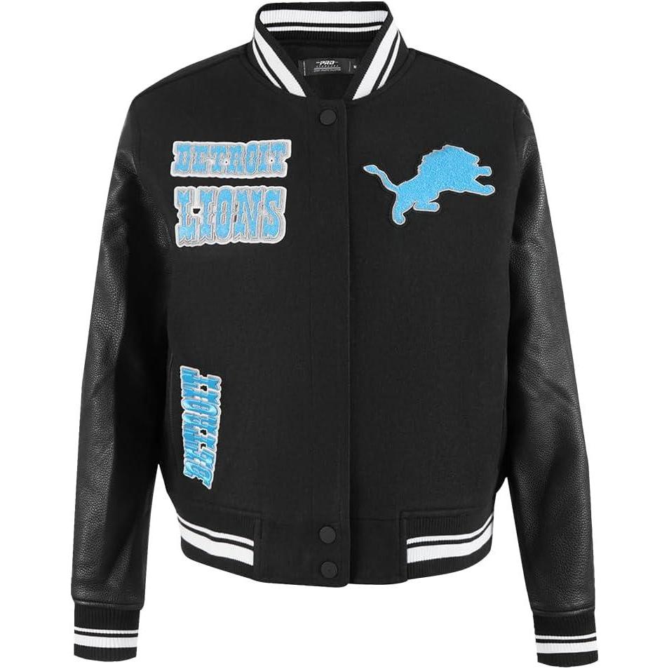 imagePro Standard Womens NFL Retro Classics Varsity JacketBlack