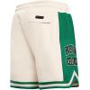 Mens NBA Retro Classics Athletic Short(Eggshell/ Kelly Green)