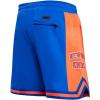 Mens NBA Retro Classics Athletic Short(Royal Blue/Orange)