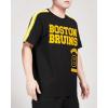 Mens NHL Retro Classics Cotton Taping Tee(Black/Yellow)